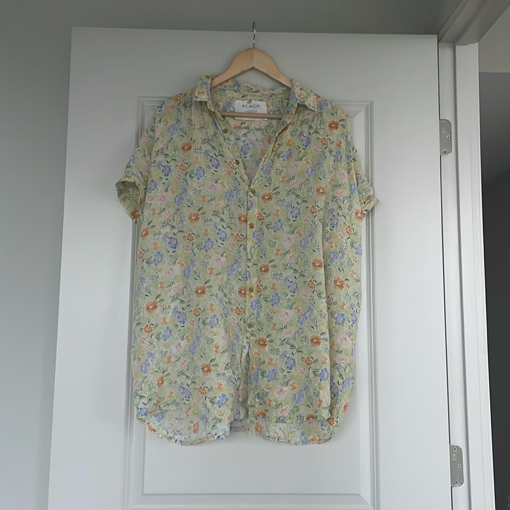 🌻sold🌻 Acacia Mombasa Shirt Dress / Cover Up